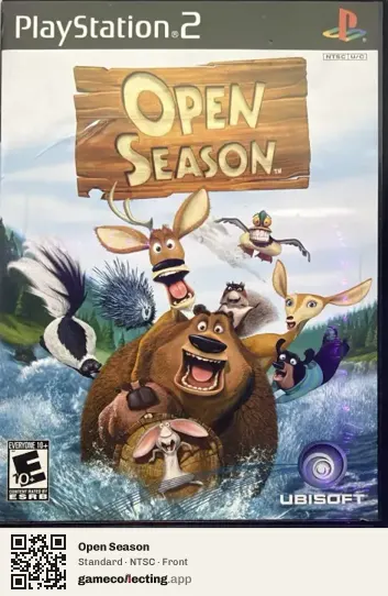 Open Season PlayStation 2, NTSC box front
