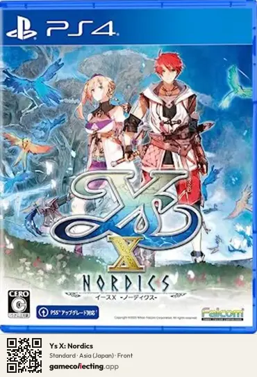 Ys X: Nordics PlayStation 4, Asia box front