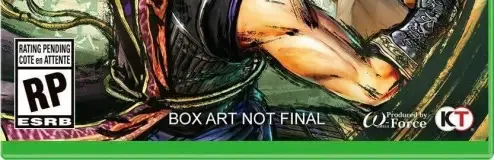 Samurai Warriors 5, the ESRB box on its front