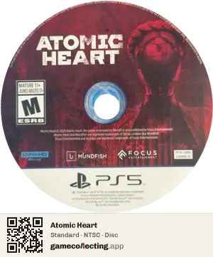 Atomic Heart PlayStation 5, NTSC disc