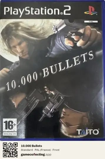 10.000 Bullets PlayStation 2, France box front