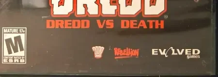 Judge Dredd: Dredd vs. Death, the ESRB box on its front