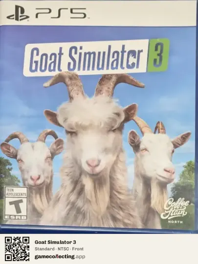 Goat Simulator 3 PlayStation 5, NTSC box front