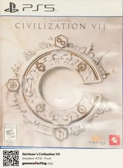Sid Meier's Civilization VII PlayStation 5, NTSC box front
