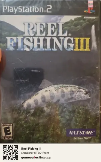 Reel Fishing III PlayStation 2, NTSC box front