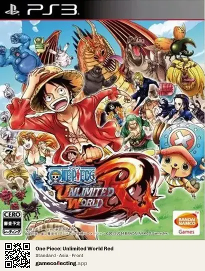 One Piece: Unlimited World Red PlayStation 3, Asia box front