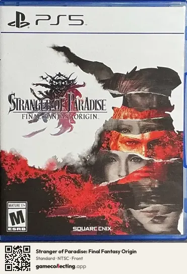 Stranger of Paradise: Final Fantasy Origin PlayStation 5, NTSC box front