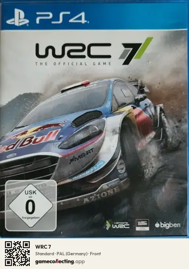 WRC 7 PlayStation 4, Germany box front