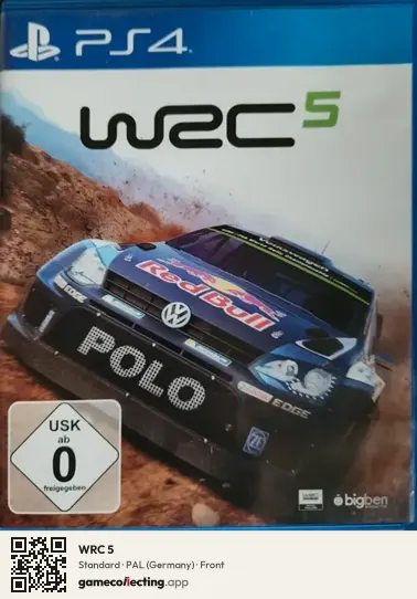 WRC 5 PlayStation 4, Germany box front