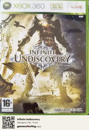 Infinite Undiscovery Xbox 360, PAL box front