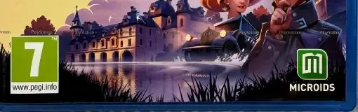 Arsene Lupin: Once a Thief, the PEGI square on its front