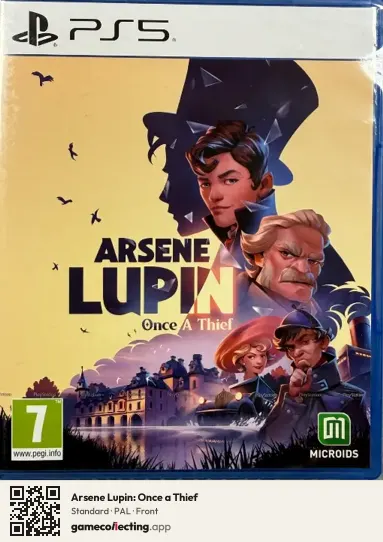 Arsene Lupin: Once a Thief PlayStation 5, PAL box front