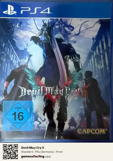 Devil May Cry 5 PlayStation 4, Germany box front