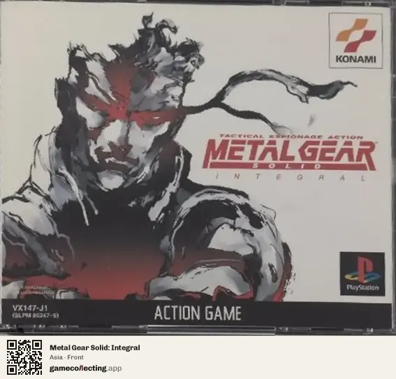 Metal Gear Solid: Integral PlayStation, Asia box front