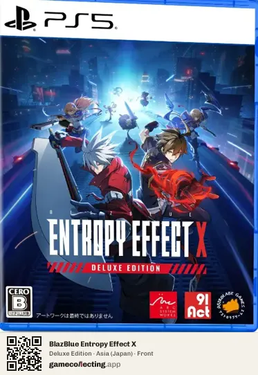 BlazBlue Entropy Effect X PlayStation 5, Asia box front