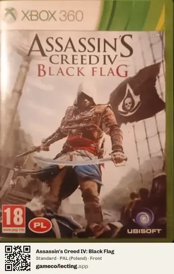 Assassin's Creed IV: Black Flag Xbox 360, Poland box front