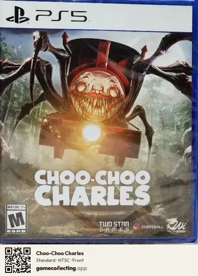 Choo-Choo Charles PlayStation 5, NTSC box front