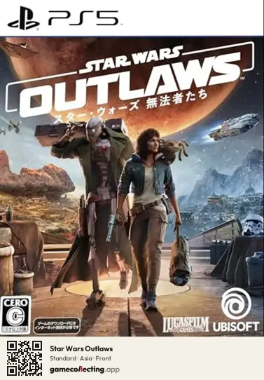 Star Wars Outlaws PlayStation 5, Asia box front