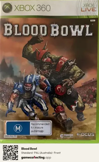 Blood Bowl Xbox 360, Australia box front