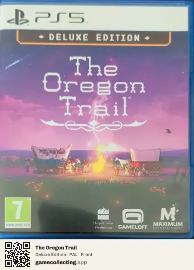 The Oregon Trail PlayStation 5, PAL box front