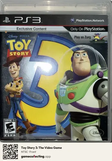 Toy Story 3: The Video Game PlayStation 3, NTSC box front