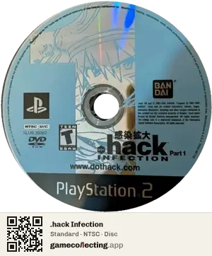 .hack Infection PlayStation 2, NTSC disc