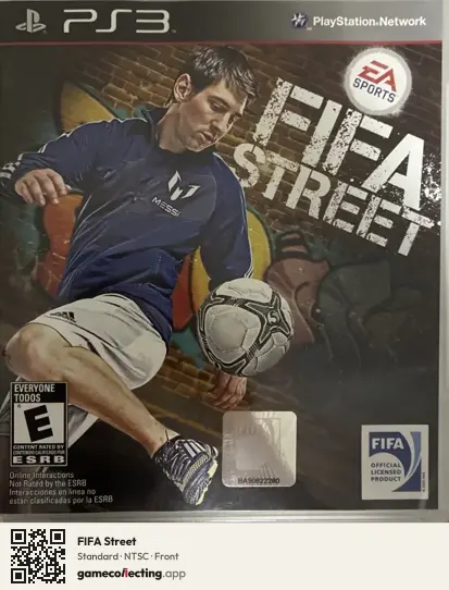 FIFA Street PlayStation 3, NTSC box front