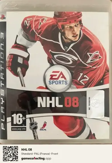 NHL 08 PlayStation 3, France box front