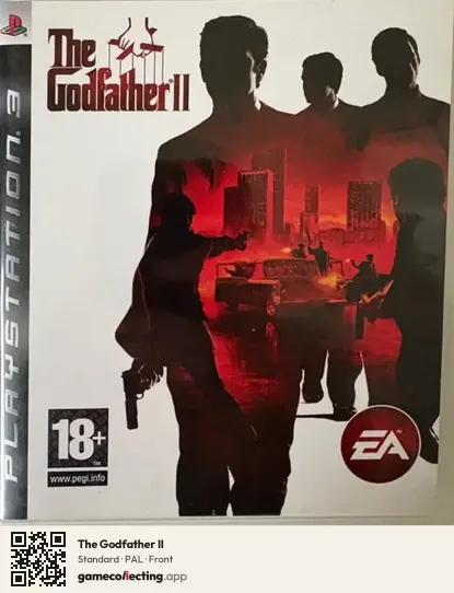 The Godfather II PlayStation 3, PAL box front