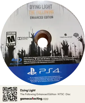 Dying Light PlayStation 4, NTSC disc