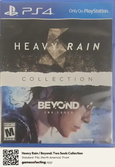 Heavy Rain / Beyond: Two Souls Collection PlayStation 4, North America box front