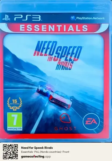 Need for Speed: Rivals PlayStation 3, Nordic countries box front