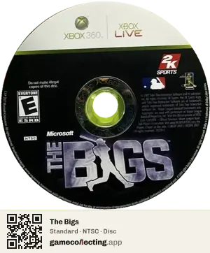The Bigs Xbox 360, NTSC disc