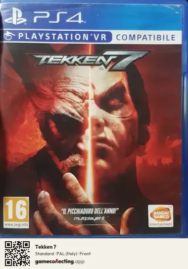 Tekken 7 PlayStation 4, Italy box front