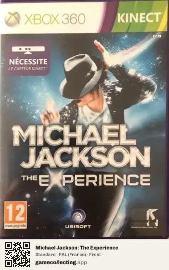 Michael Jackson: The Experience Xbox 360, France box front