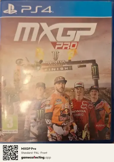 MXGP Pro PlayStation 4, PAL box front