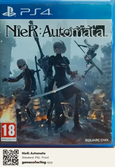 NieR: Automata PlayStation 4, PAL box front