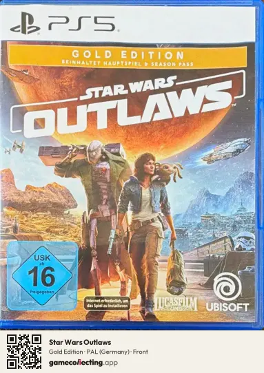 Star Wars Outlaws PlayStation 5, Germany box front