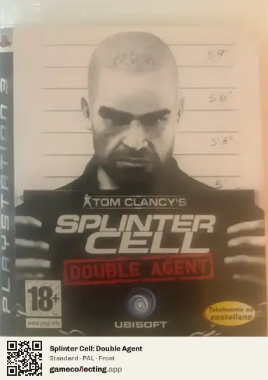 Splinter Cell: Double Agent PlayStation 3, PAL box front