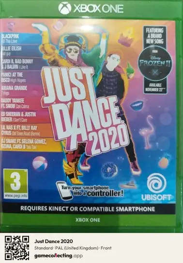 Just Dance 2020 Xbox One, United Kingdom box front