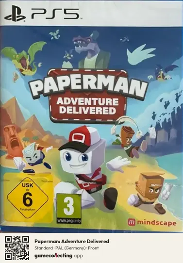 Paperman: Adventure Delivered PlayStation 5, Germany box front