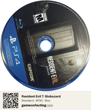 Resident Evil 7: Biohazard PlayStation 4, NTSC disc