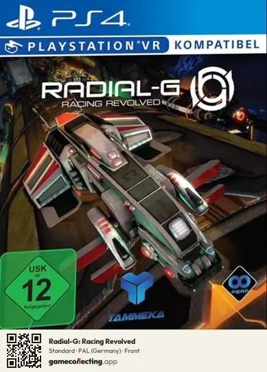 Radial-G: Racing Revolved PlayStation 4, Germany box front