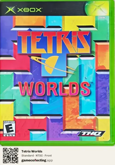 Tetris Worlds Xbox, NTSC box front