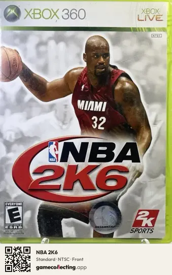 NBA 2K6 Xbox 360, NTSC box front