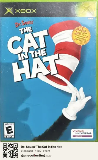 Dr. Seuss' The Cat in the Hat Xbox, NTSC box front