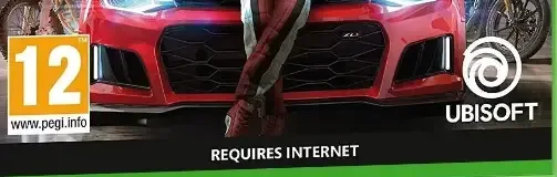 The Crew 2, the PEGI square on its front