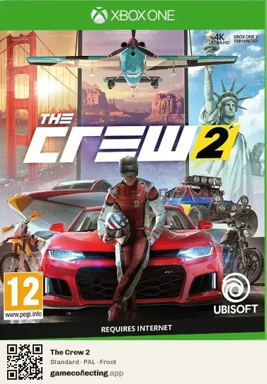 The Crew 2 Xbox One, PAL box front