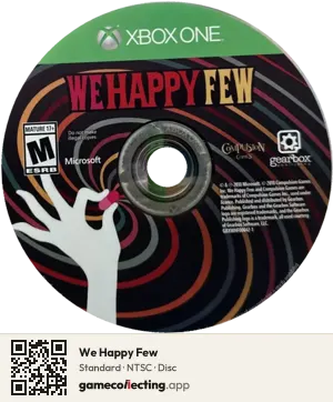 We Happy Few Xbox One, NTSC disc