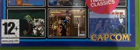 Capcom Classics Collection, the PEGI square on its front